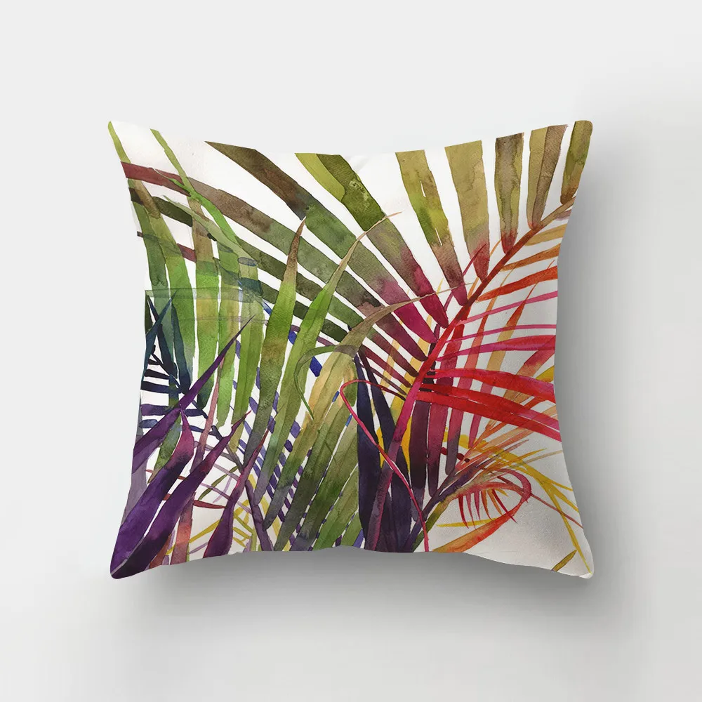 Custom Fashion Home Decor Printed Throw Sublimation Blank Polyester Pillow Case Cushion Cover