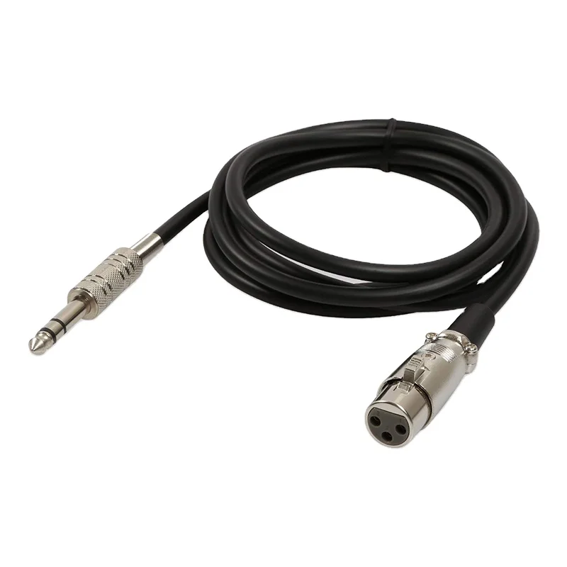 OEM завод 1 м XLR до 6 35 мм TRS аудио разъем конвертер Кабель DMX