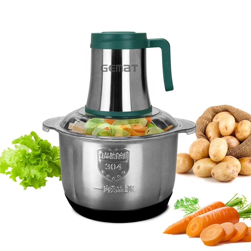 5L household kitchen meat grinder stainless steel chopper blender 5L 1000w multi garlic vegetable food processors meat mincer