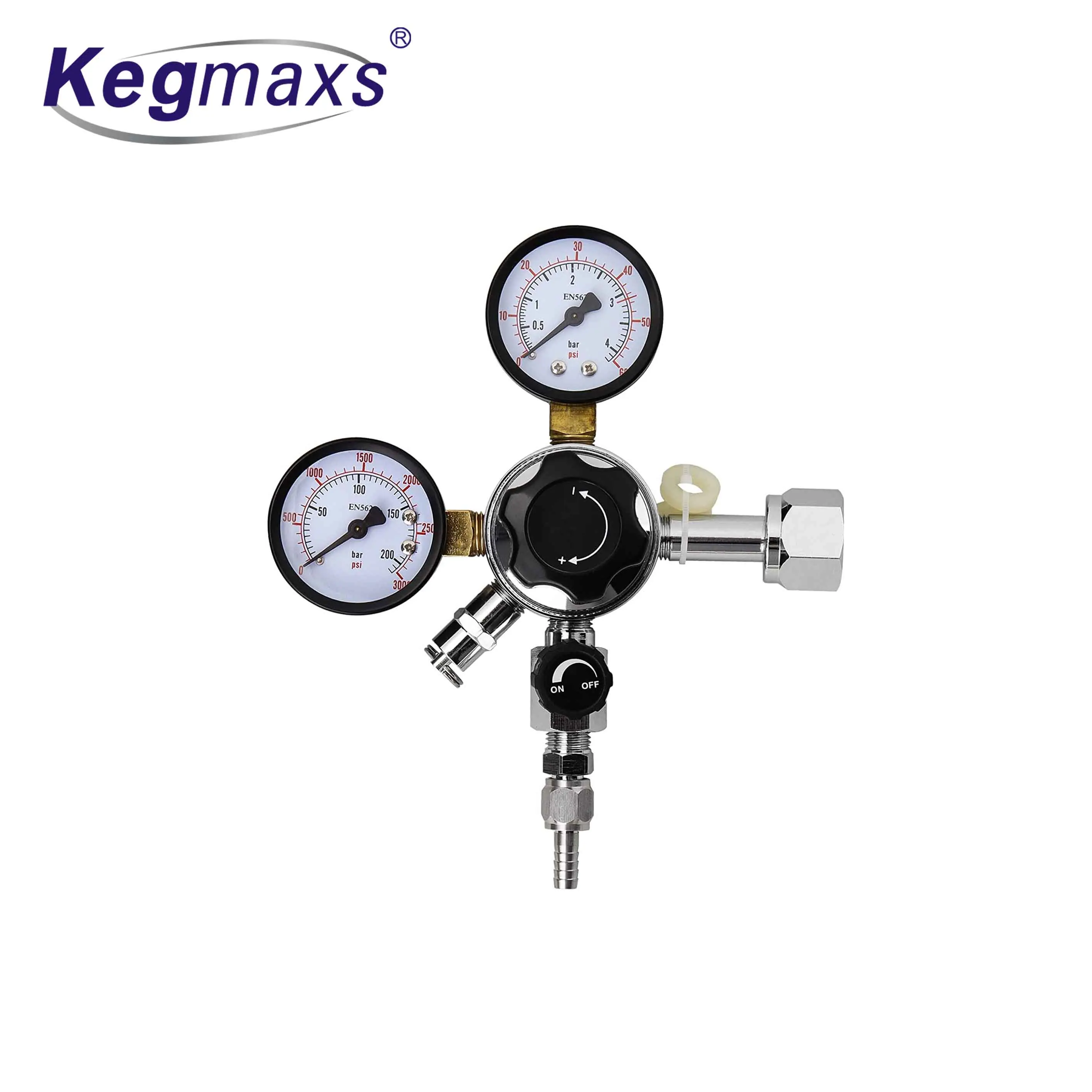 Kegmaxs Homebrew Hose Swivel Nut Barb, 1/4' Barb & 5/16' Barb, Stainless Steel MFL Quick Disconnects Fittings for Brewing