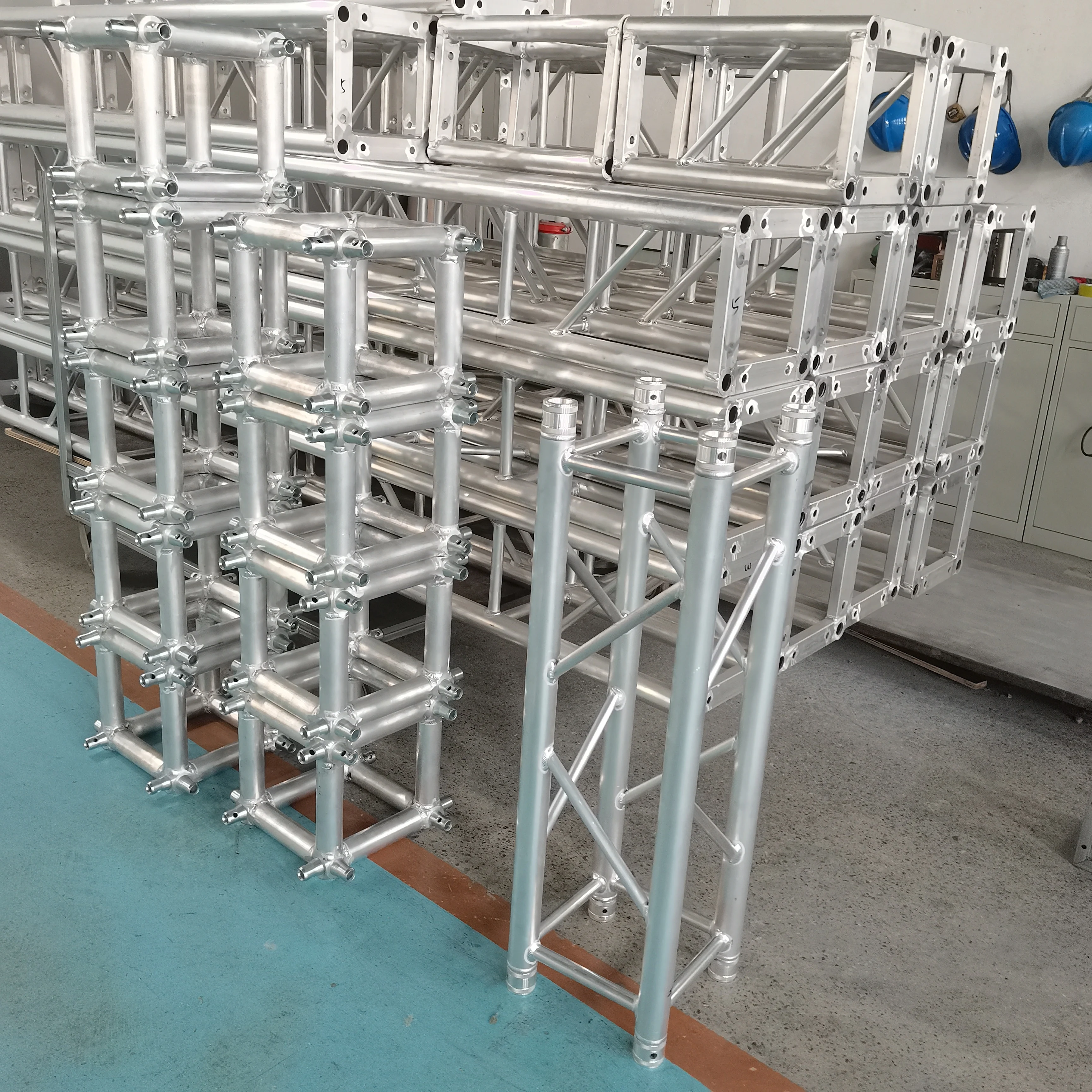 Exhibition stage display stand mobile stage lighting stand concert restaurant lighting truss hot sale