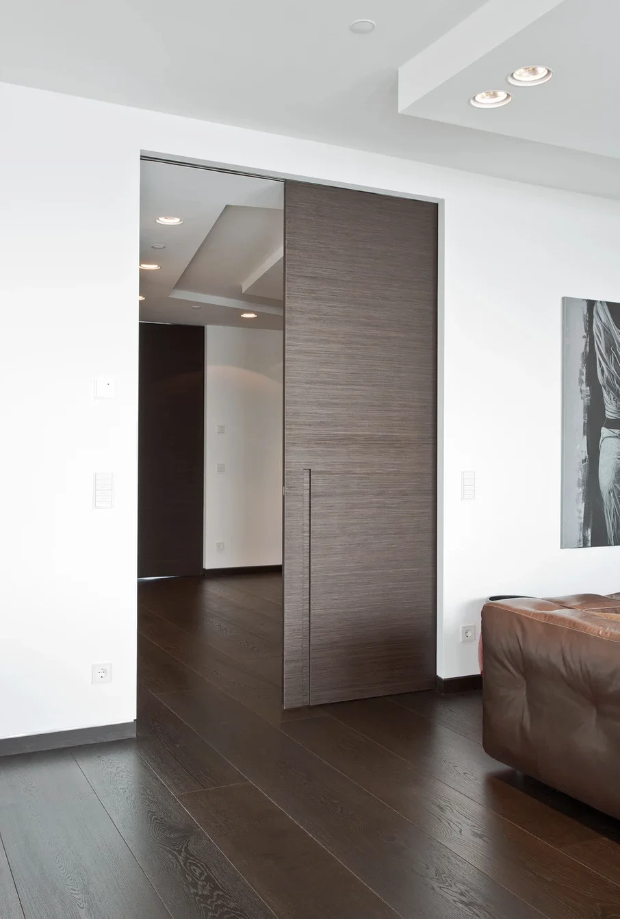 New Design Residential Pocket Door Cavity Privacy Wooden Sliding Doors Lock Hardware