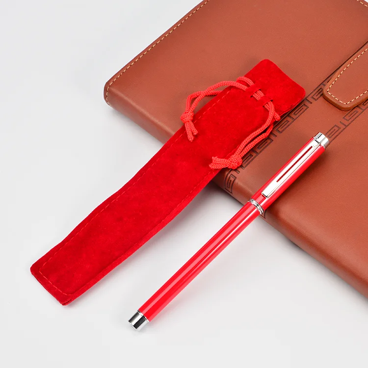 Promotional Gift Metal Roller Ball Pen Good Quality Advertising Custom Logo Roller Pen With Bag