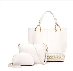 2022 china hot sell high quality stylish fashion shoulder clutch women ladies bags handbag set