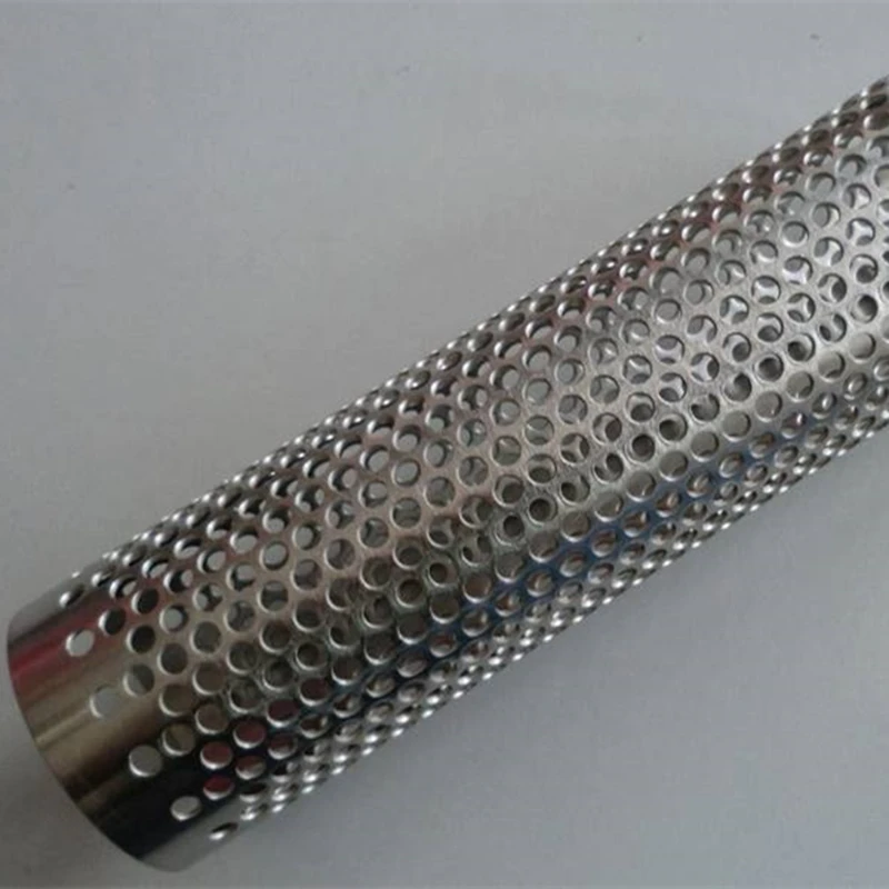Factory Custom Precise Filtration Small Round Hole Filter Cylinder Stainless Steel Chemical Etched Mesh