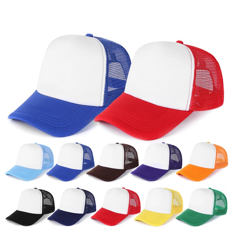 High Quality Professional Embroidered Custom Logo Printing Trucker Hats Custom Mesh Foam Trucker Cap Trucker Hat