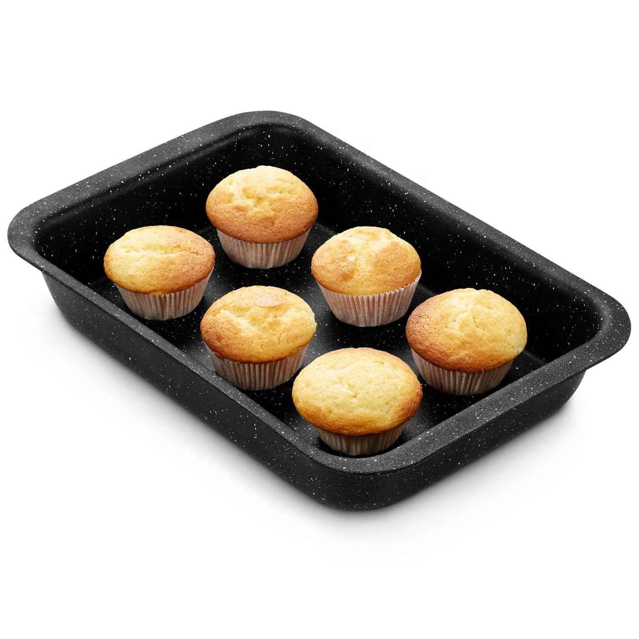 Deep Rectangle Aluminum Bakeware Cake Bread Pan Biscuit Baking Sheet Non Stick Oven Turkey Fish Roasting Pan Aluminum Bake Tray
