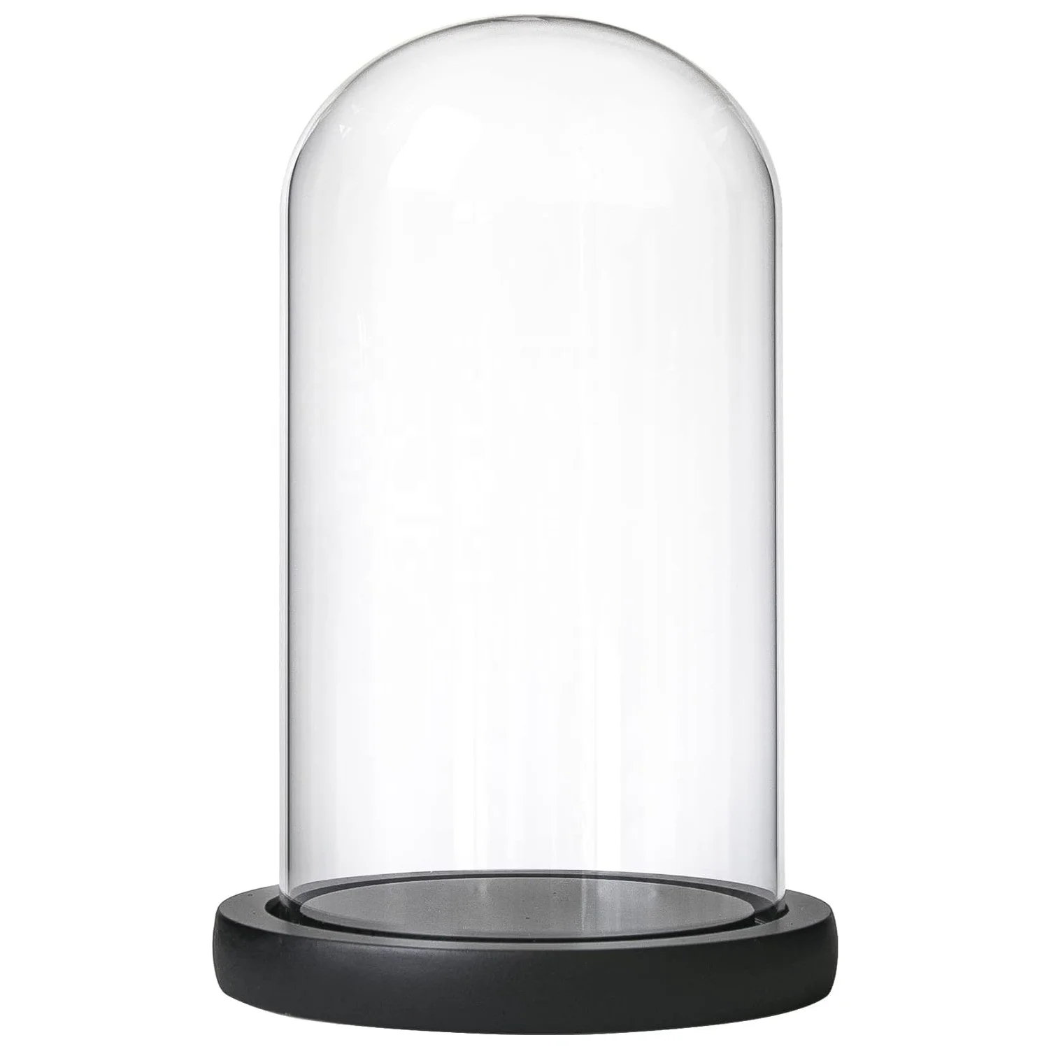 Factory Directly Cheap Clear Cloche Glass Dome Hot Sale Cheap Different Size Clear Glass Dome With Different Wood Stand