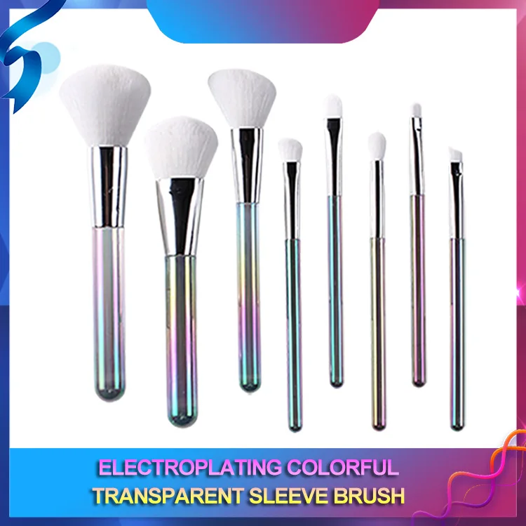 High quality 8pcs Dazzle color  pinceau de maquillage travel set cosmetic makeup brushes