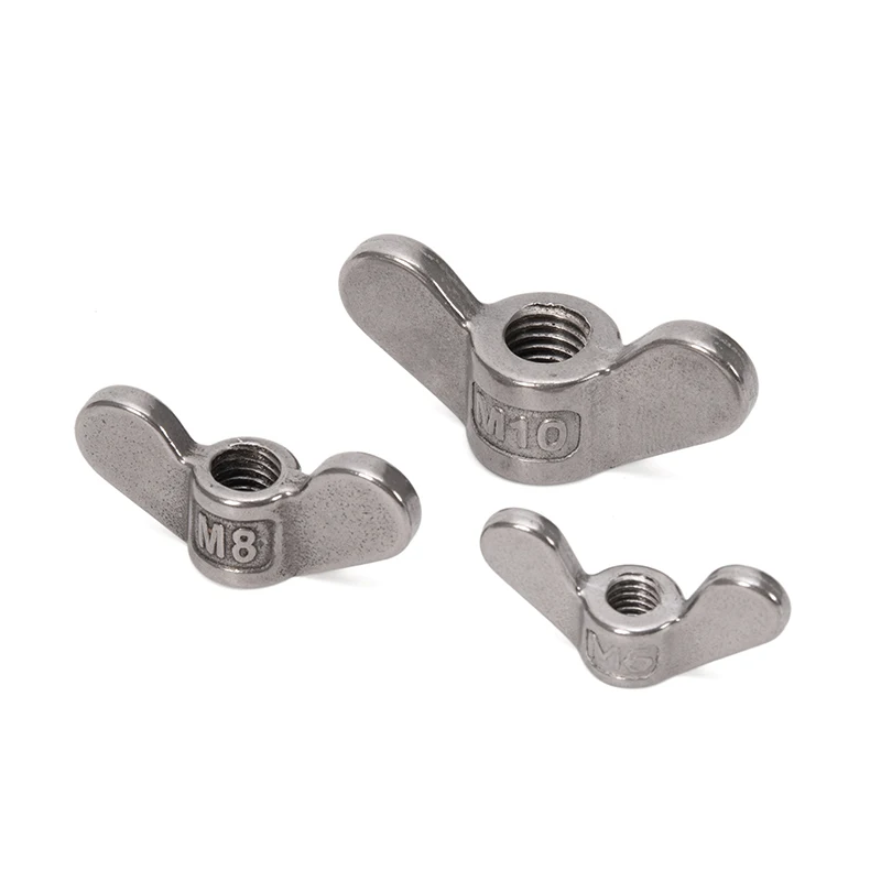 DIN315 Stainless Steel Wing Nut M4 M5 M6 M8 M10 M12 M14 M16 M18 M20 M22 M24 Wing Nut Butterfly Nuts