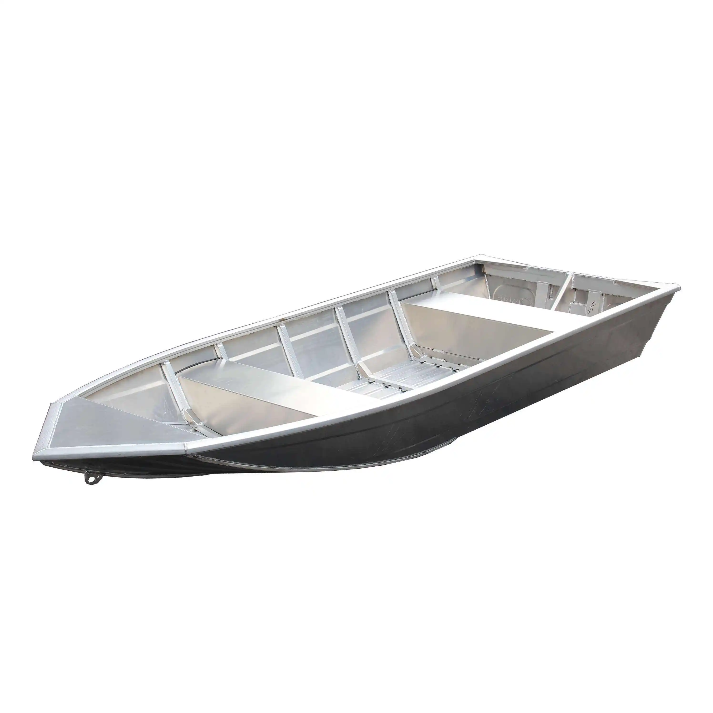 Customized Large 16 Foot Fully Welded Aluminum Rowboat 4-Person Rowboat For Ships