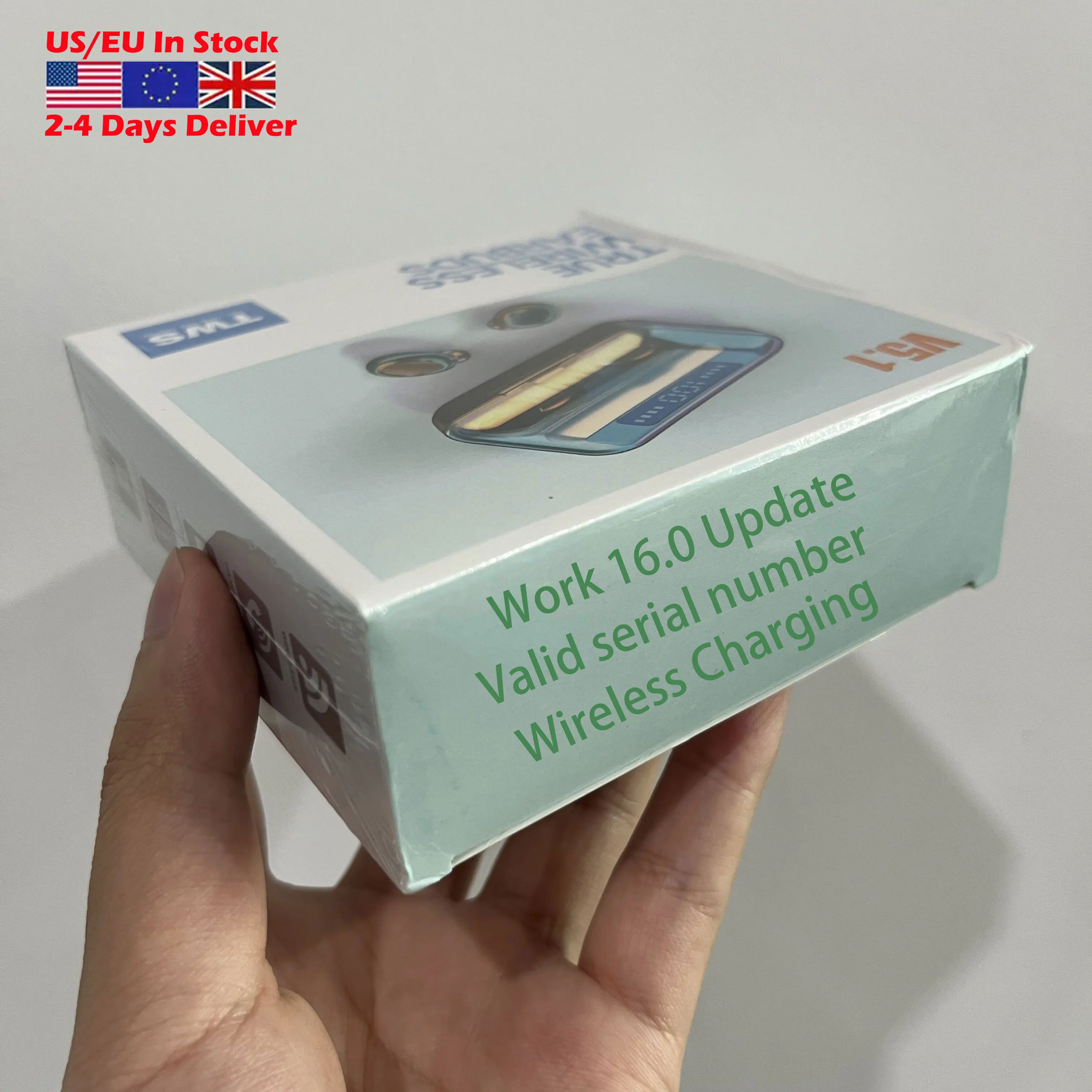 US EU Stock 2-5days Deliver TWS ANC Wireless Earbuds Earphone