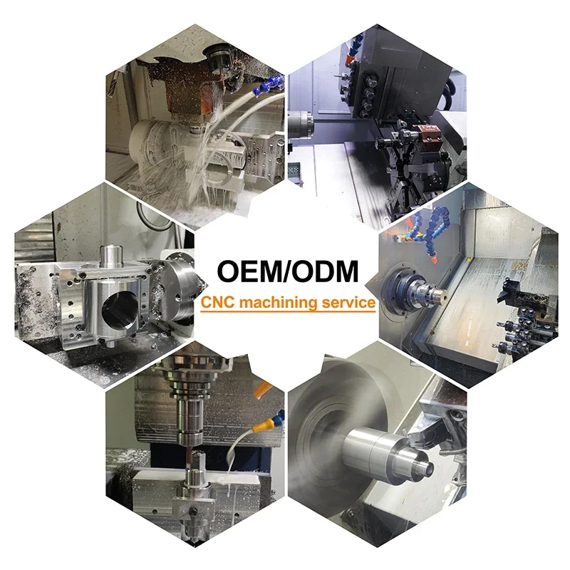 OEM Customized Anodized Aluminum & Polished Stainless Steel Drilling & Rapid Prototyping CNC Milling Machined Metal Parts