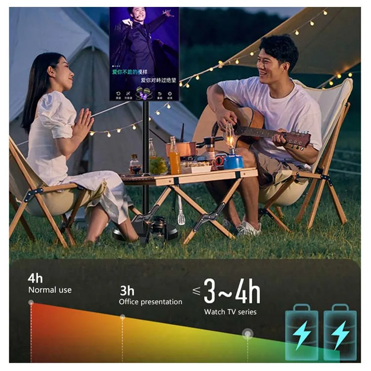 Interactive Smart TV 21.5 Inch Touch Monitor LCD Screen 2K StandbyME Floor Standing with Android 12 WiFi USB Interface