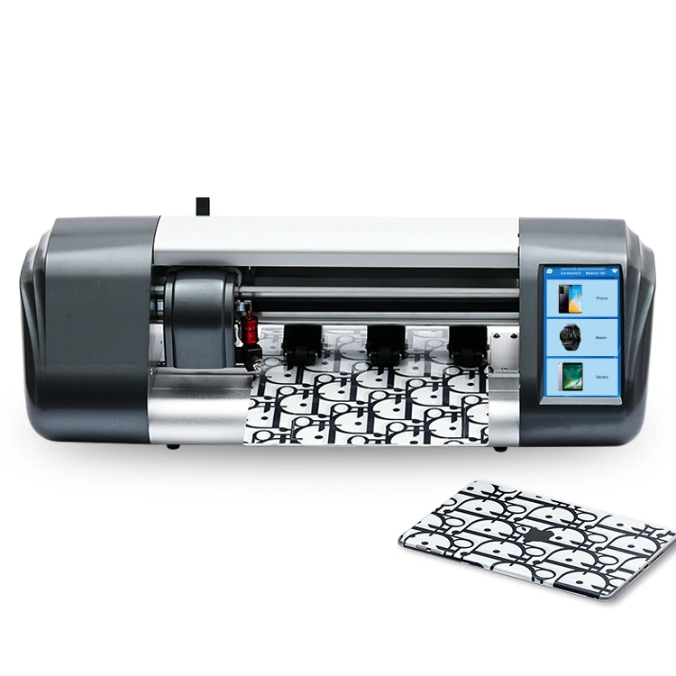 One-button operation smart protective film cutter plotter for any mobile models