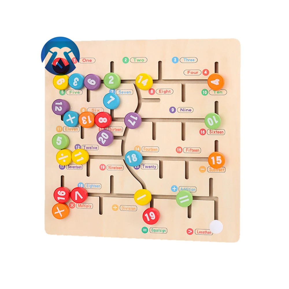 New product toy kid wooden educational toys for children letter maze