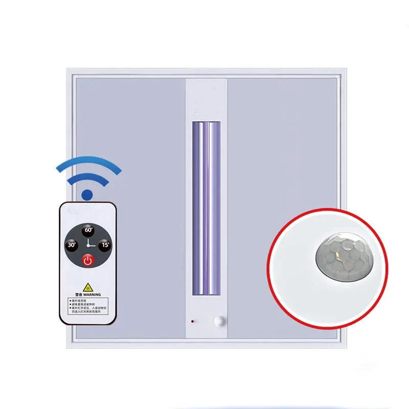Office Hospital School uvc Air Freshing UV LED Panel Light Air Purifier Cleaning sterilization UVC panel light
