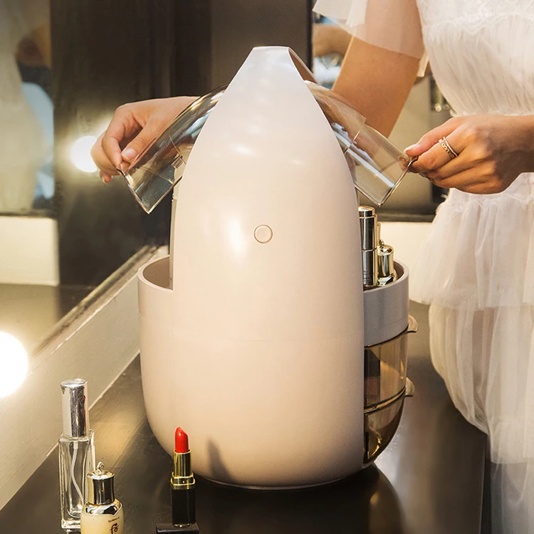 
High quality eco-friendly fashion excellent waterproof dustproof white plastic big pandora makeup box 