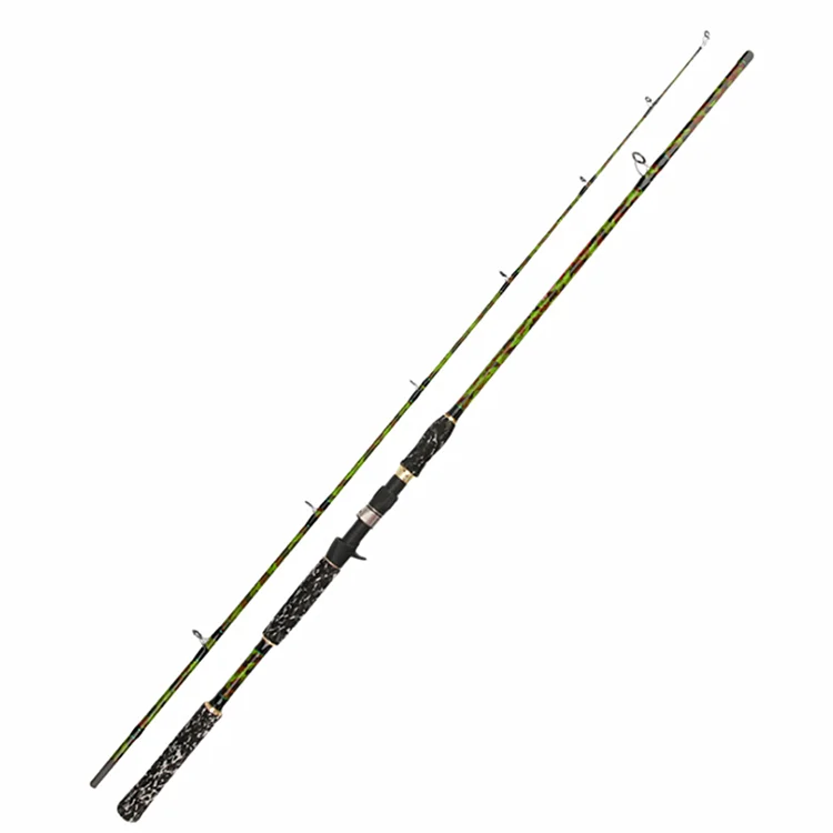 2.1M  2.28M  2.4M XH Power Fishing Pole 2 Sections Camouflage Graphite Carbon Carp Spinning Rods Sea Casting Fishing Rods
