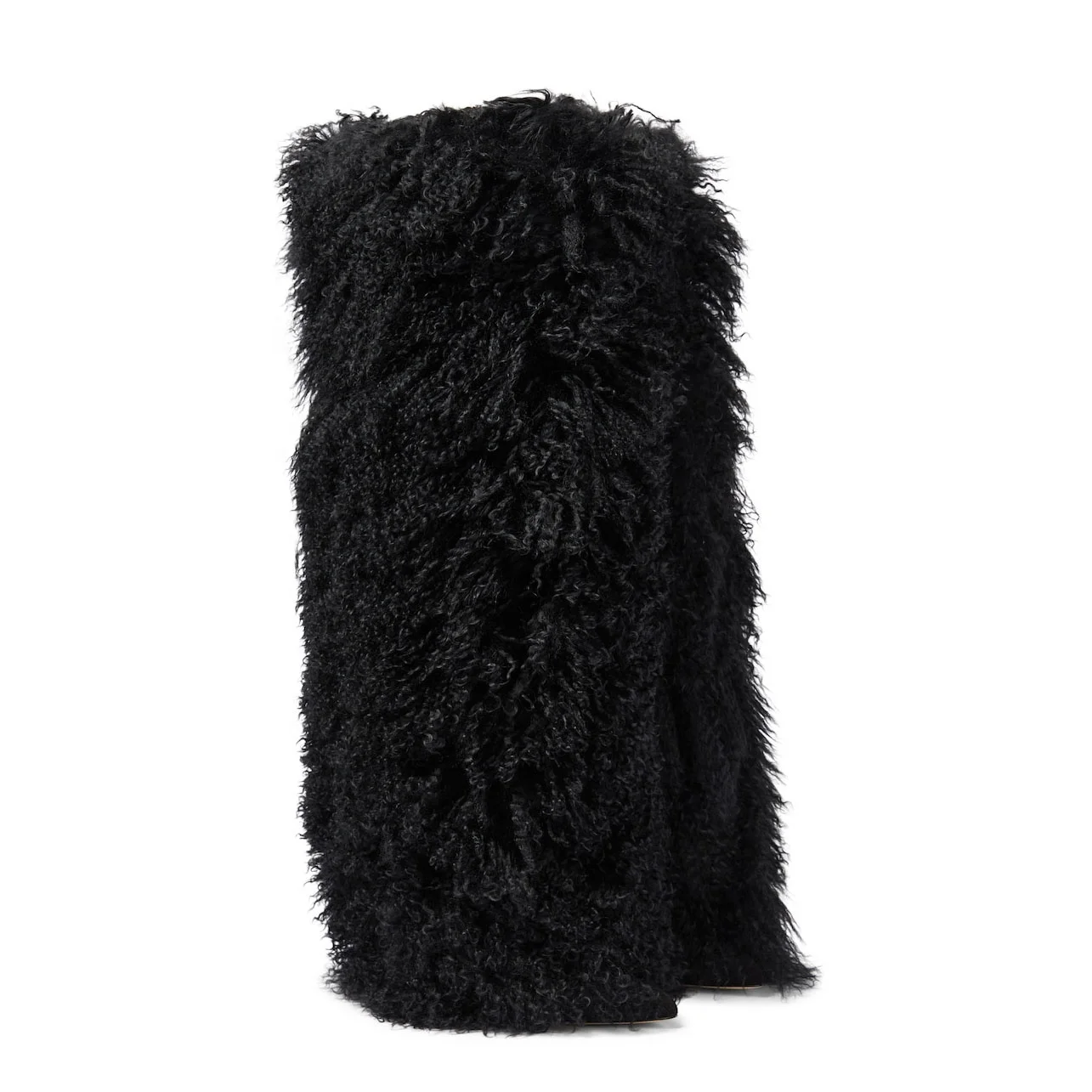 Anmairon Super Fashion Furry Knee High Women Fur Boots
