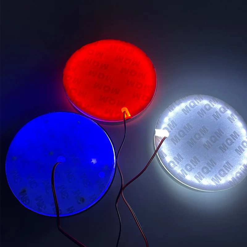 3D 4D 5D Cold Light Car Front and Rear Emblem Logo Light For VWn Golf 6 Maiteng vehicle LED Emblem Light