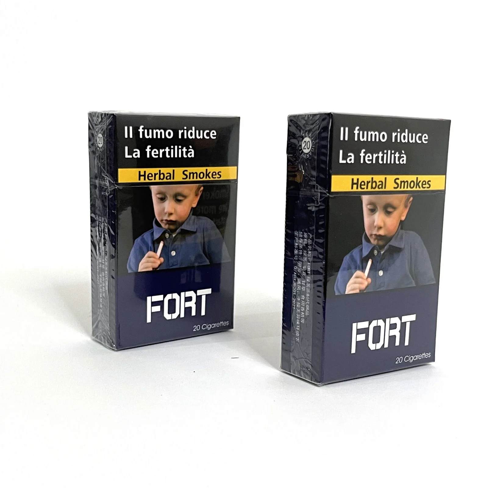 20 Pack Standard Packaging Carton Cigarette Box For Cigarette Packer