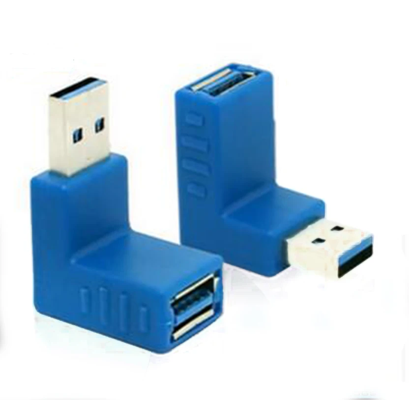 High Quality 90 Degree Right Angle AM to AF Extension pcmcia to usb3.0 adapter 3.0 usb adapter