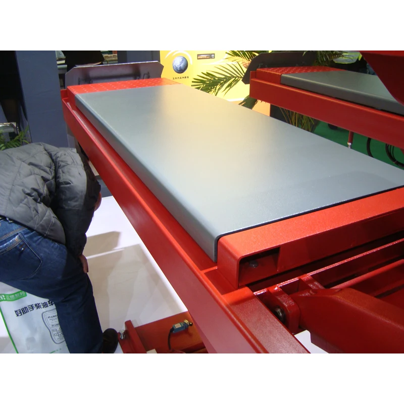  Alignment column tail lift double car hoist with CE