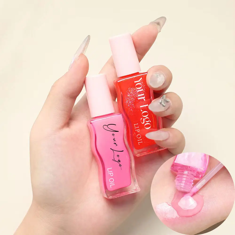 High Quality Fillable Empty Tube Strawberry Pink Lip with cute lip gloss tubes