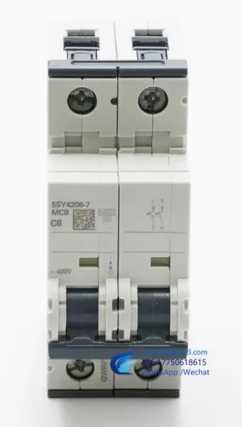 5SY4206-7 5SY4 206-7 MCB C6 2P 400V-неиспользованные OVP-_ 6a6cd524