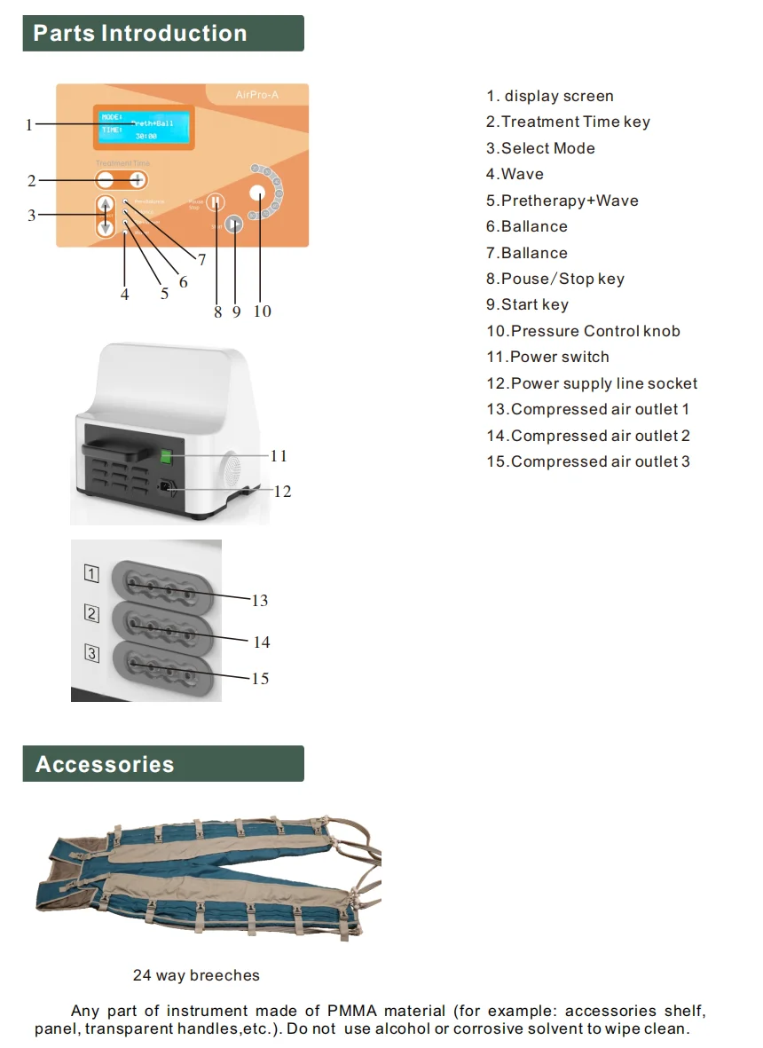 Professional Infrared Air Pressure Massage Lymphatic Drainage Machine/ Vacuum Therapy Machine For Body Slimming