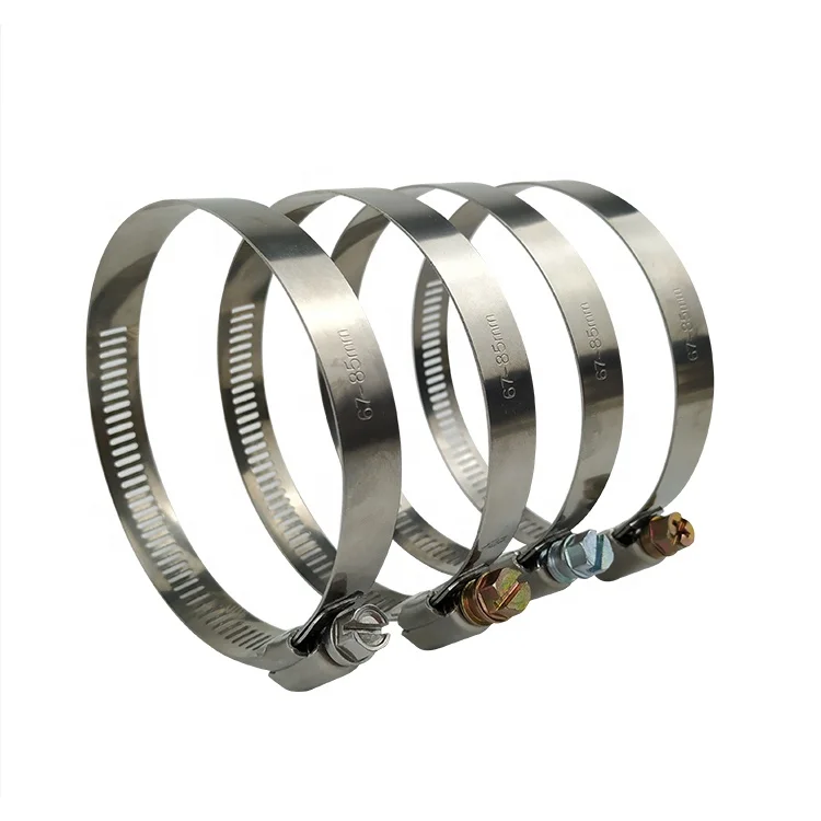 Китайский агент по оптовой цене, Серебряные Зажимы для шлангов из нержавеющей стали 304