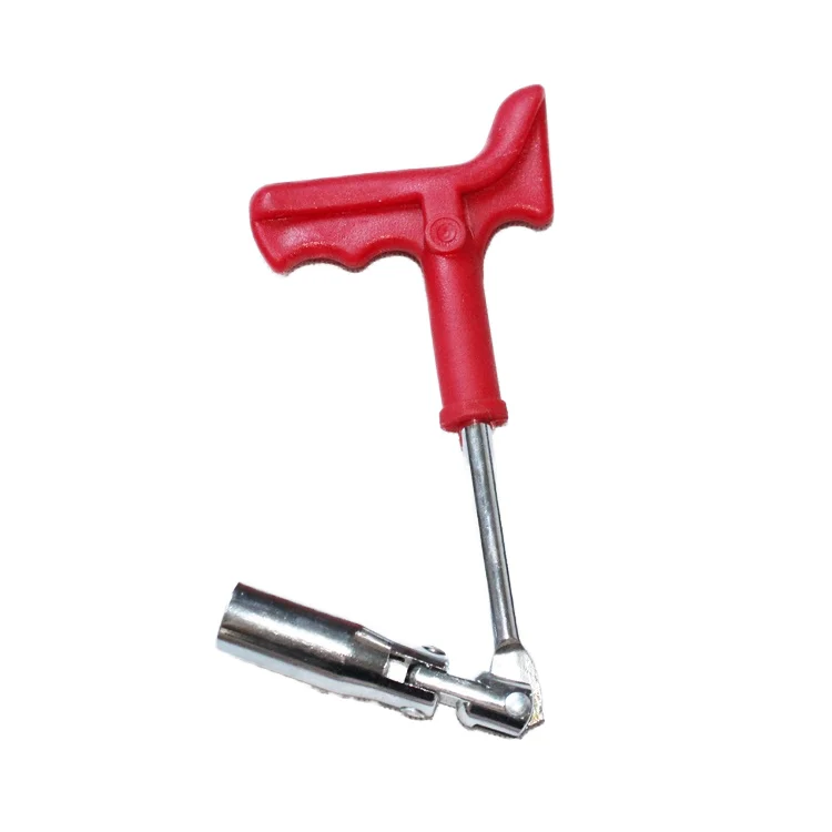 T-Type Universal Carbon Steel Socket Wrench 21mm & 17mm Chrome Finish DIY Grade Spark Plug Tool Industrial Use OEM Customizable