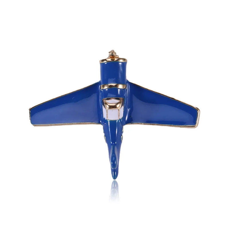 European and American cartoon plane Brooch