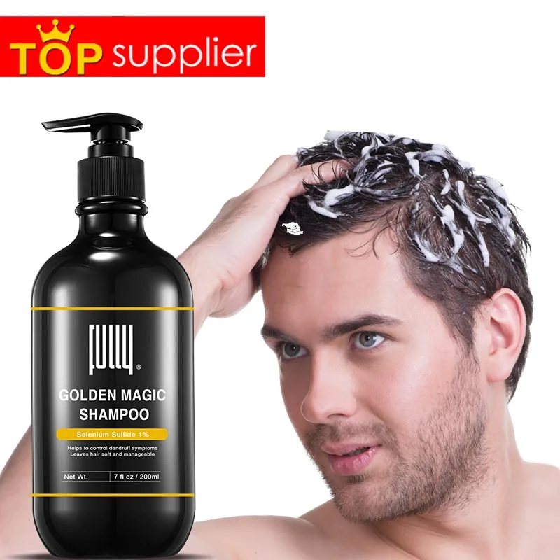 Factory Custom Professional Private Label No Silicone Oil Nourishes All Hair Types Shampoo Golden Magic Unisex Hair Shampoo