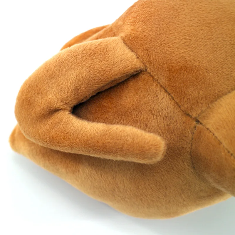 Durable Funny Roast Chicken Dog Squeaky Plush Chew Toys Chicken Toy Pet Stuffed Toy
