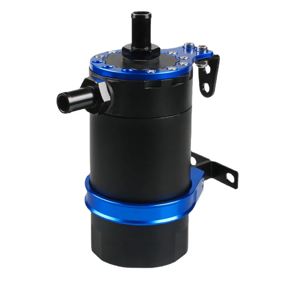 Aluminum Baffled Billet Oil Catch Tank Can Reservoir Turbo Kit Oil Catch can