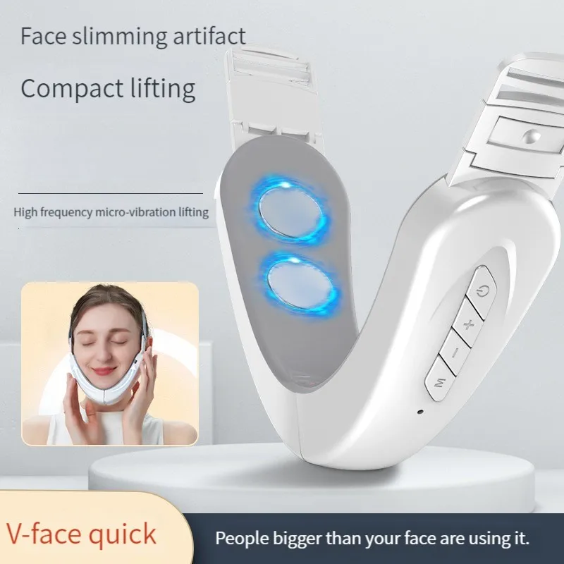 Electric V Shape Facial lifting Device Wrinkle Face Chin Lift Up Slimming Belt Anti-Aging Face Beauty Massager