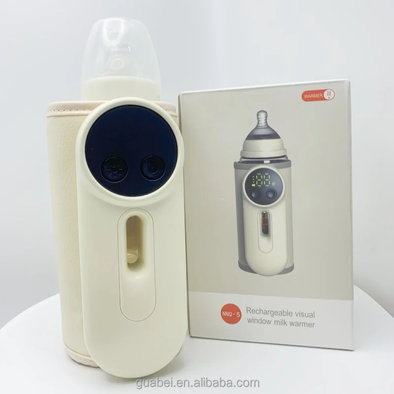 New Design 2024 Multi-functional Smart Wireless Bottle Warmer USB Portable Baby Breast Milk Heater Warmer