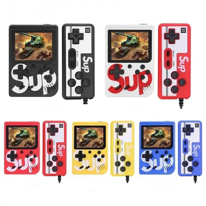 400 Games Sup Handheld 8 Bit Retro Game Console 3 Inch Hd Lcd Rechargeable Mini video Game Player