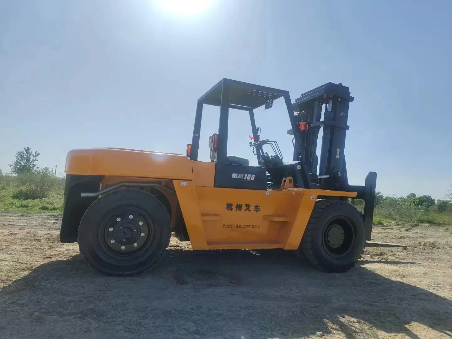 Factory Direct Used HANGCHA 10T Forklift High Quality Forklift with Engine Core Components Made in China