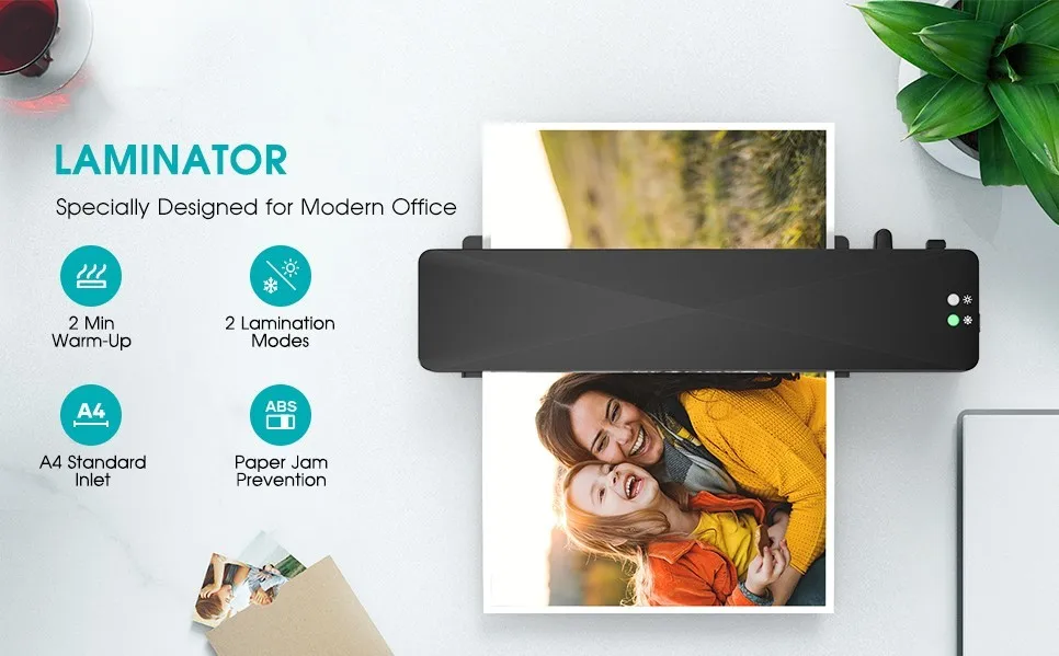 Photo PET Film Laminate Hot Press A3 Desktop FN335 Laminator Machine for School Office