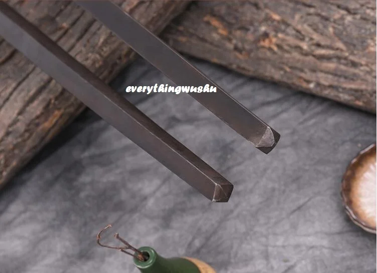 Traditional Fancy Wushu Double Whips Double Mace Shuang Jian(Pair)