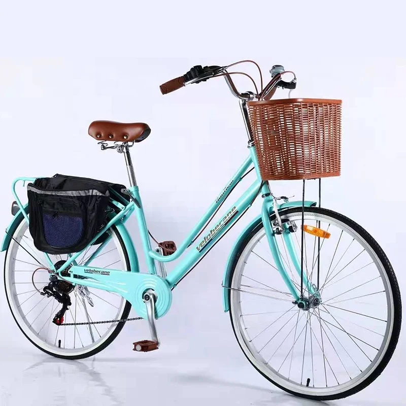 With a basket of convenient city bike/manufacturers wholesale light and beautiful city bike