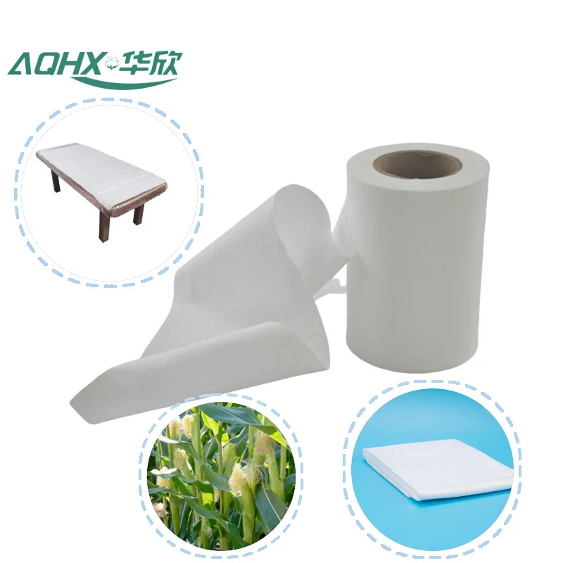 Экологичный Антибактериальный Компостируемый материал для салона красоты высококачественного одноразового постельного белья