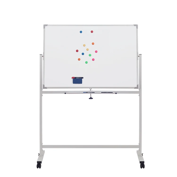 Student Adjustable Magnetic Mobile White Board Dry Erase Whiteboard With Stand And Wheels