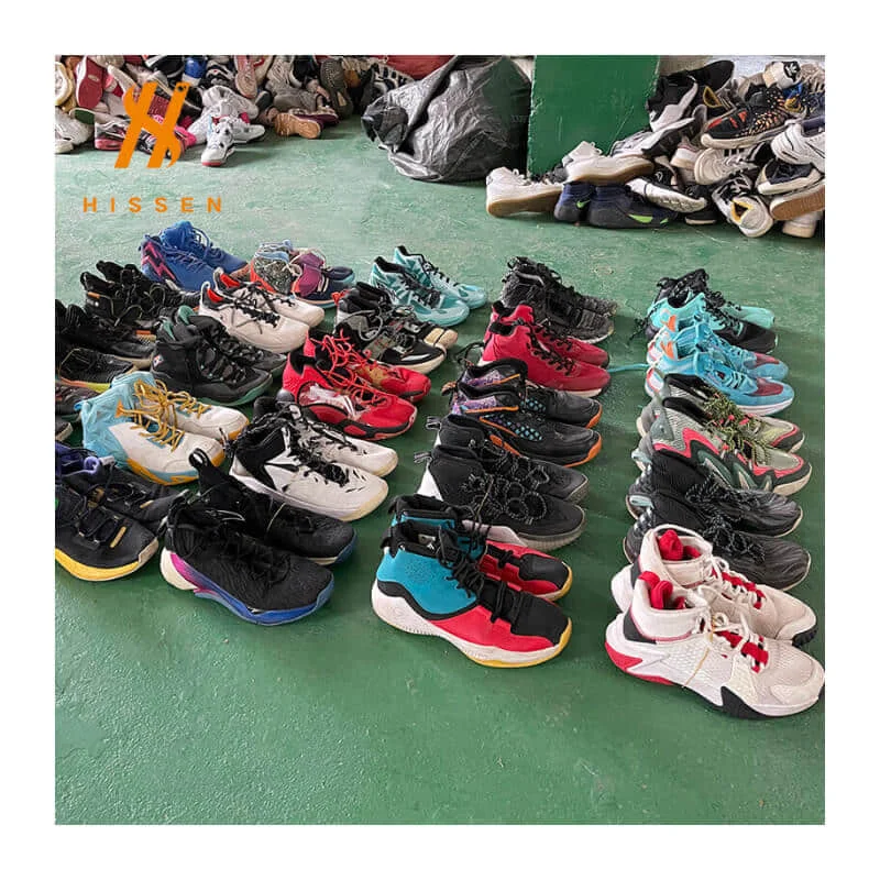 Sports Man Secondhand Originally Second Hand Germany Branded 50kilogaram Used Sneaker Unisex Shoes Stock for Adult and Kids