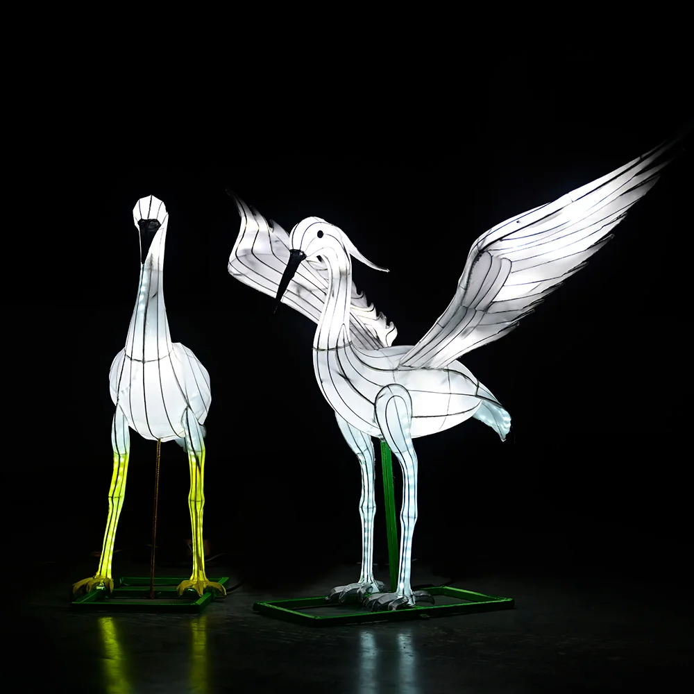 Traditional Halloween Flamingo Festive Lanterns Show Animals Decorative Lighting Motif Lights Decoration Outdoors
