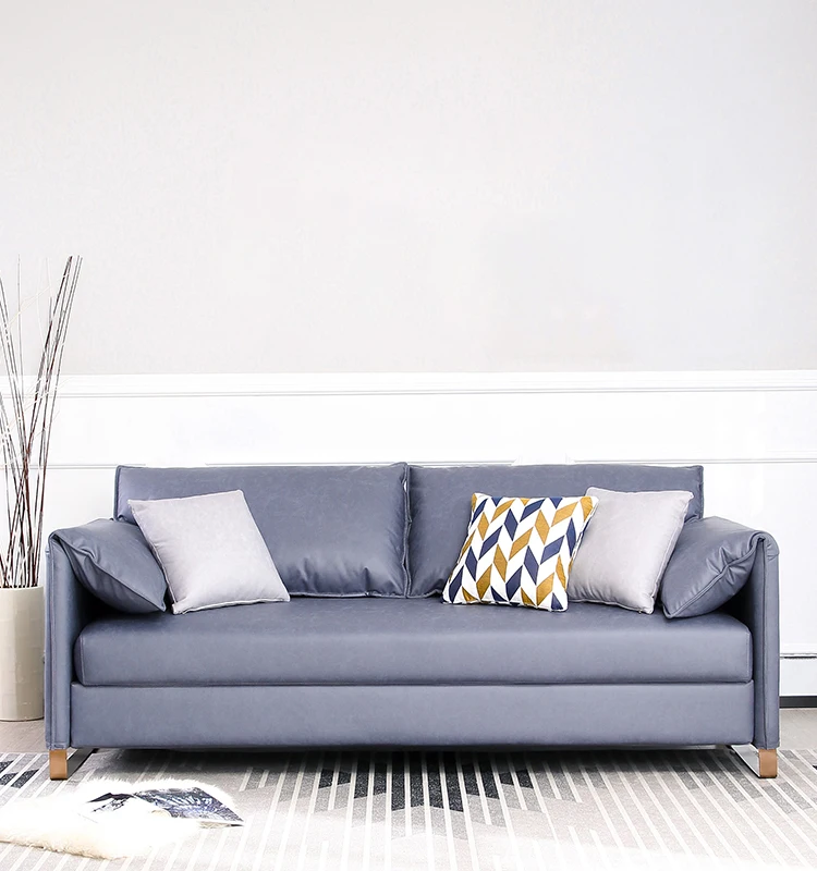 Light luxury sofa bed living room multi function sitting sleeping Technology cloth single double folding sofa cum bed