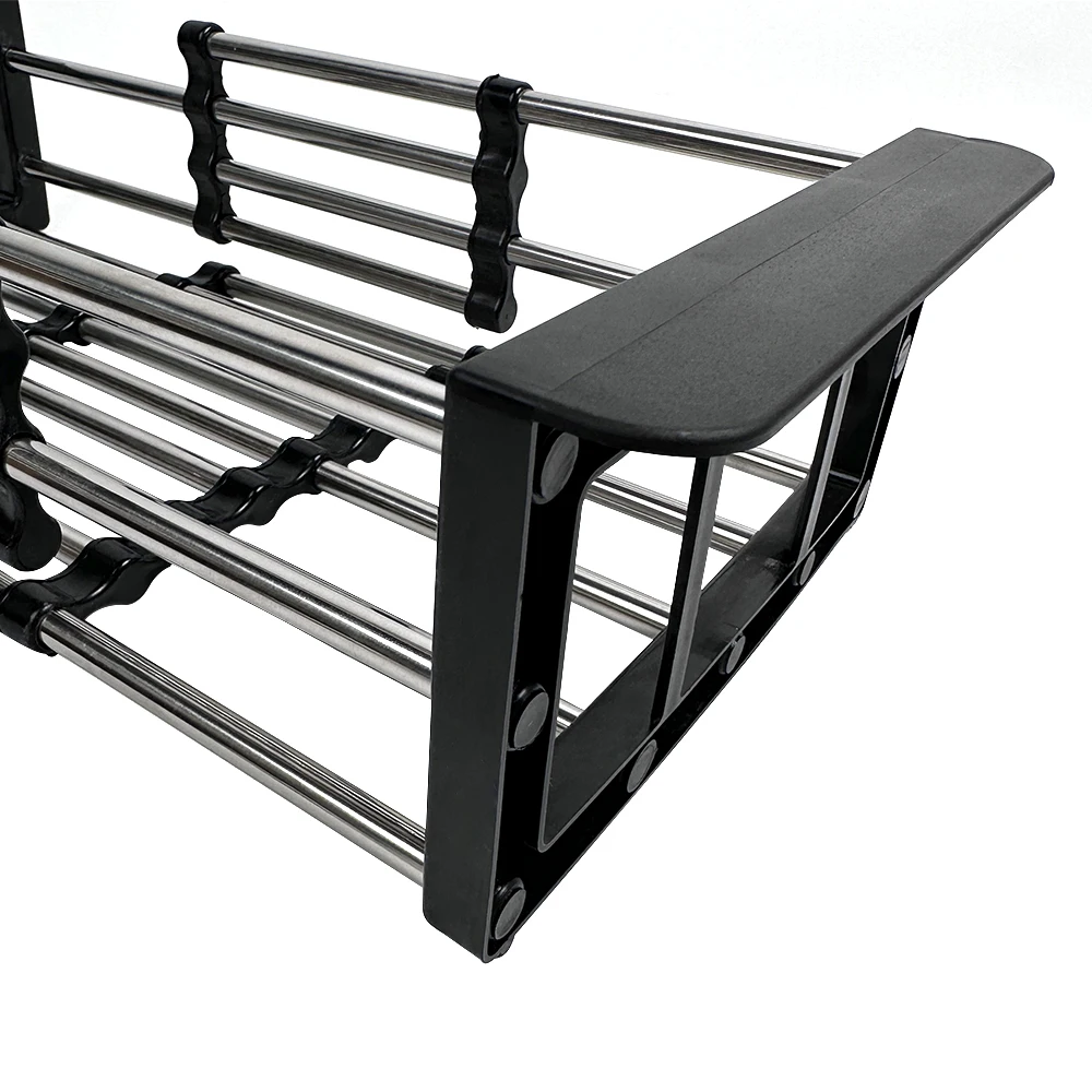 Hot Sale Vegetables Fruits Cleaning Steel Foldable Kitchen Accessories Tools Sink Adjustable Telescopic Portable Drain Basket